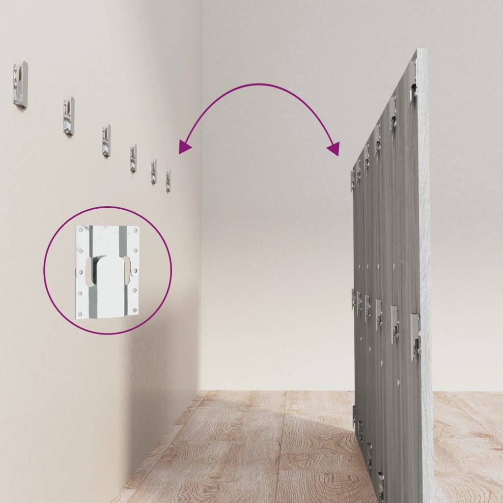 Tăblie de pat, gri sonoma, 200x1,5x80 cm, lemn compozit GartenMobel Dekor