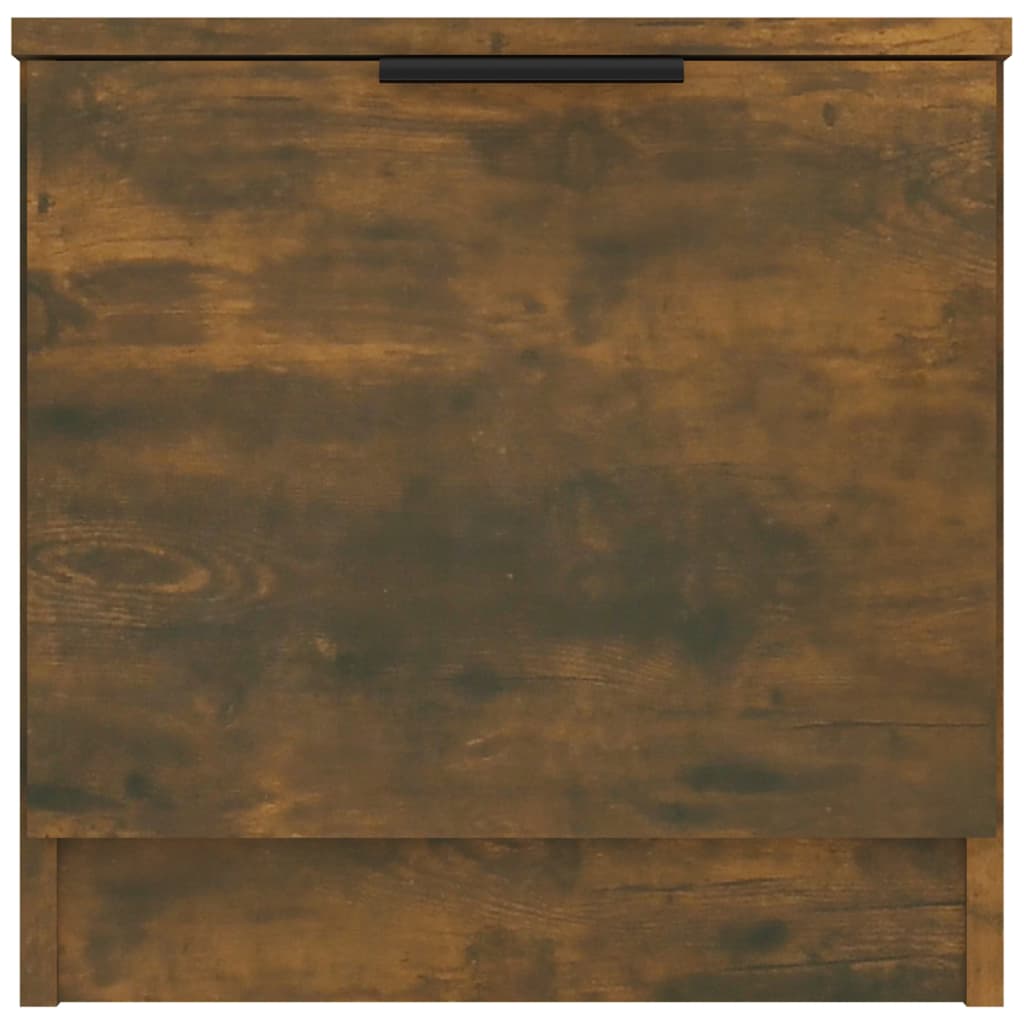 Noptiere, 2 buc., stejar afumat, 40x39x40 cm GartenMobel Dekor