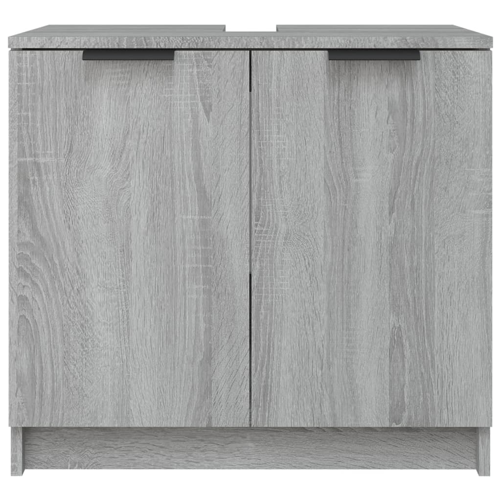 Dulap de baie, sonoma gri, 64,5x33,5x59 cm, lemn prelucrat GartenMobel Dekor