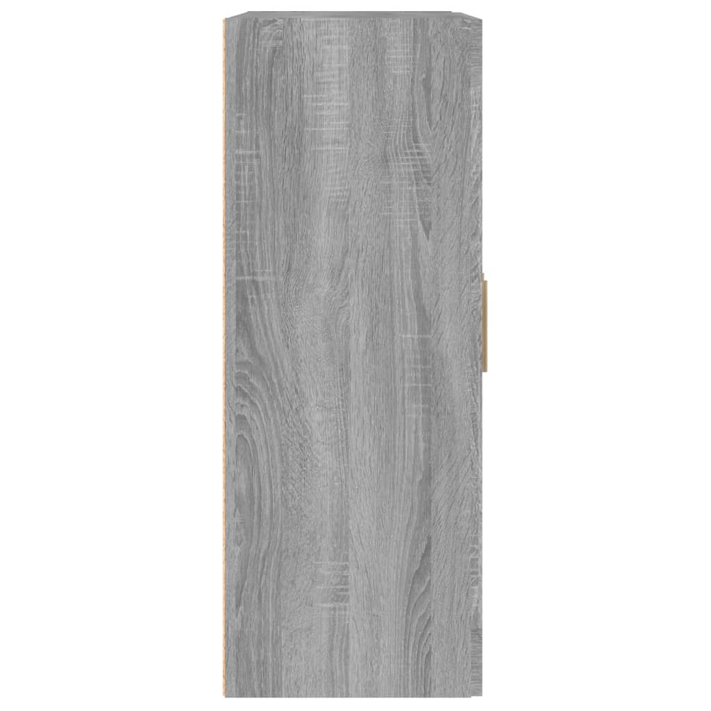 Dulap de perete, gri sonoma, 69,5x32,5x90 cm, lemn prelucrat GartenMobel Dekor