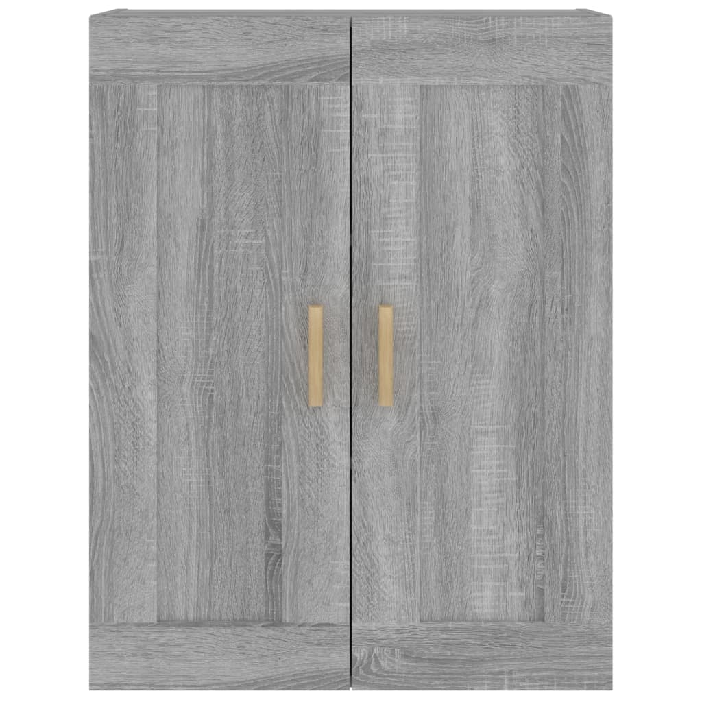 Dulap de perete, gri sonoma, 69,5x32,5x90 cm, lemn prelucrat GartenMobel Dekor