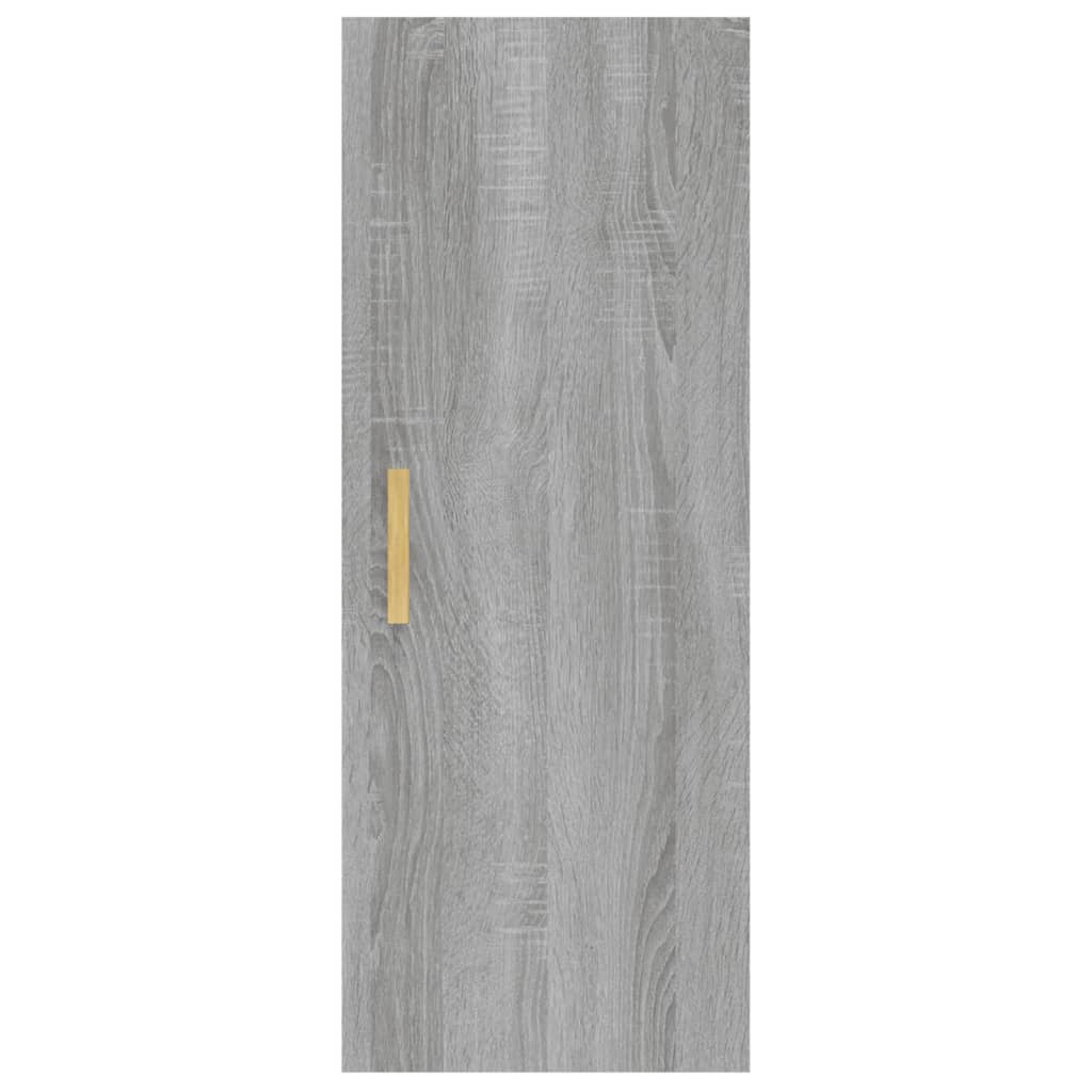 Dulap de perete, gri sonoma, 34,5x34x90 cm, lemn compozit GartenMobel Dekor