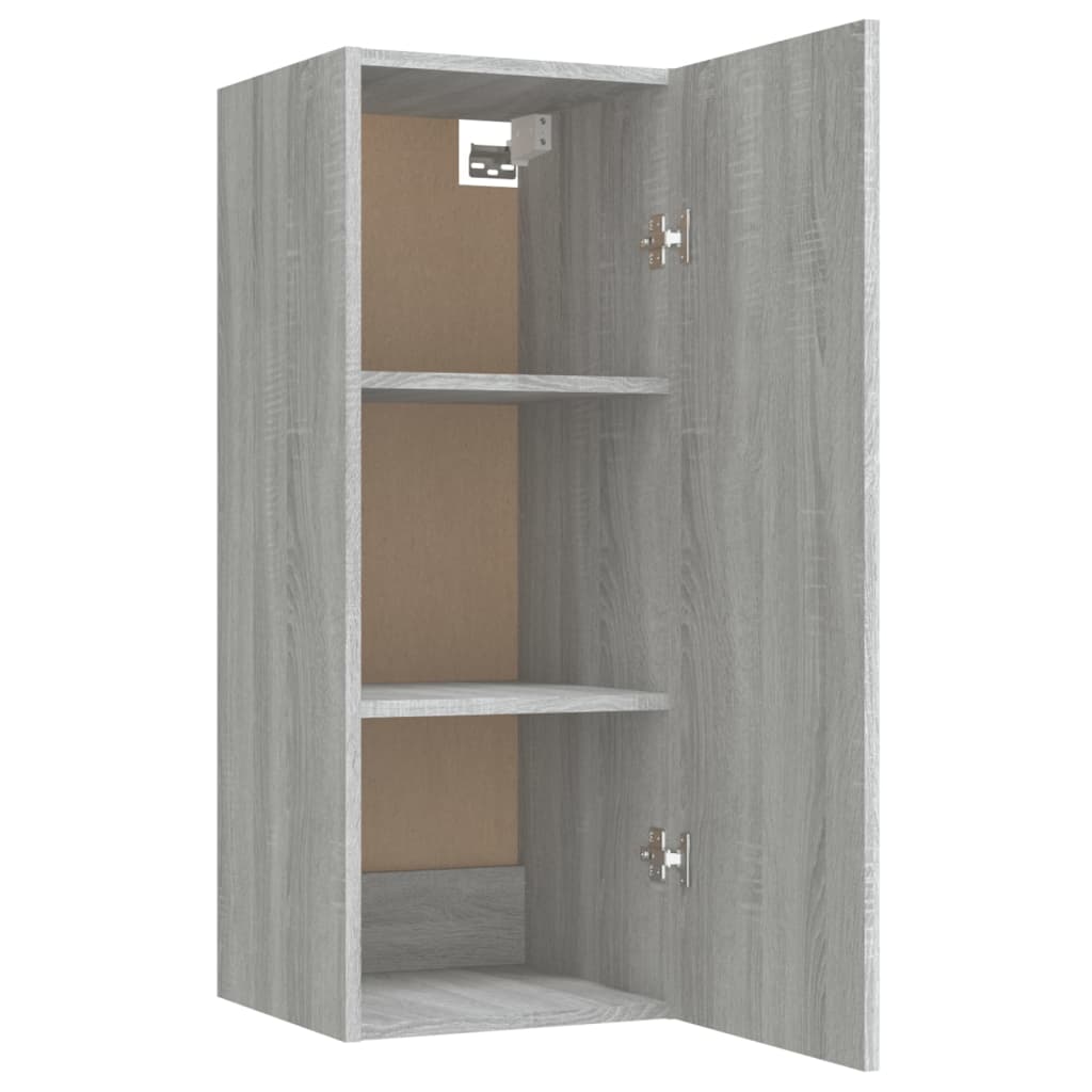 Dulap de perete, gri sonoma, 34,5x34x90 cm, lemn compozit GartenMobel Dekor