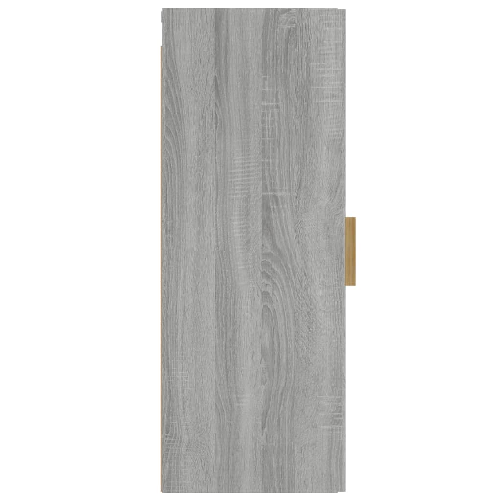 Dulap de perete, gri sonoma, 34,5x34x90 cm, lemn compozit GartenMobel Dekor