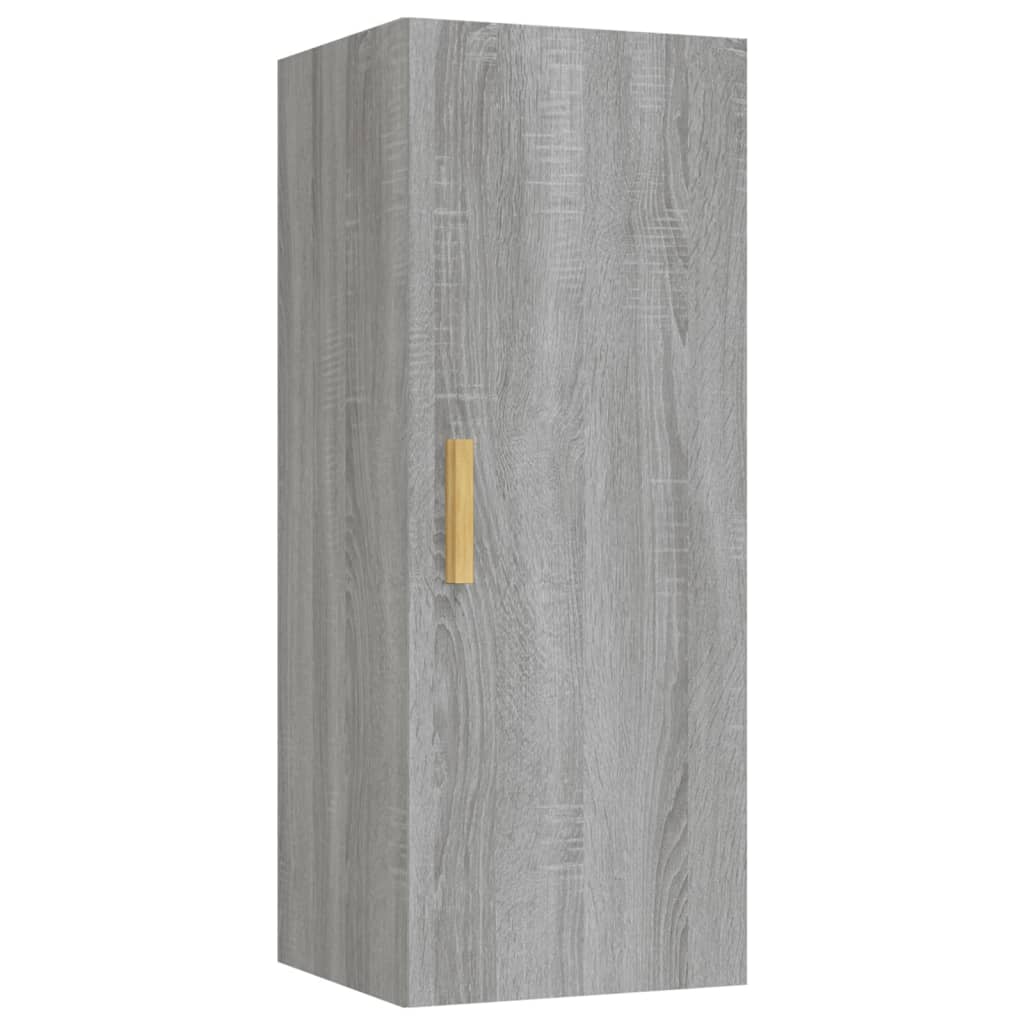 Dulap de perete, gri sonoma, 34,5x34x90 cm, lemn compozit GartenMobel Dekor