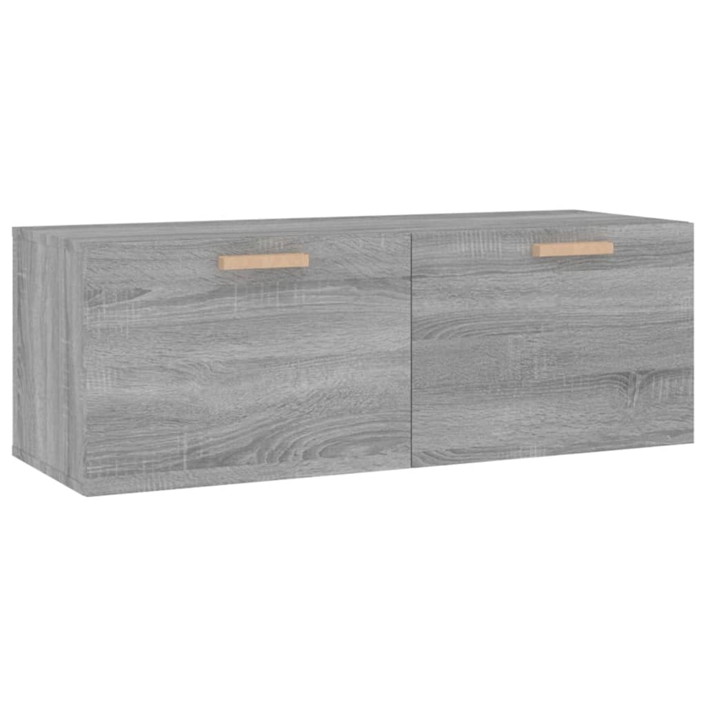 Dulap de perete, gri sonoma, 100x36,5x35 cm, lemn prelucrat GartenMobel Dekor