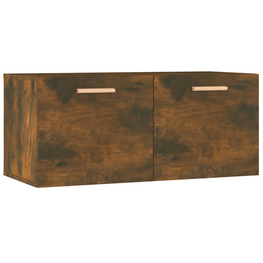 Dulap de perete, stejar fumuriu, 80x35x36,5 cm, lemn compozit GartenMobel Dekor