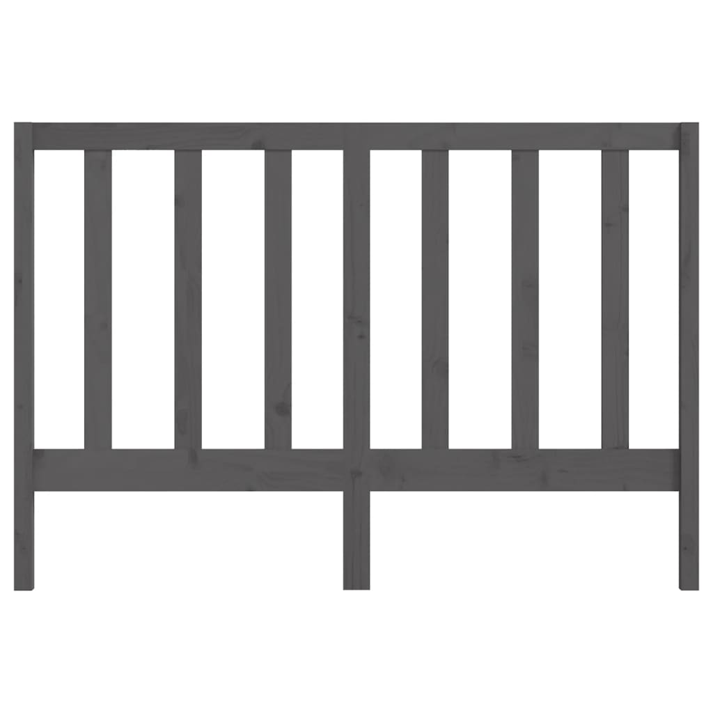 Tăblie de pat, gri, 166x4x100 cm, lemn masiv de pin GartenMobel Dekor