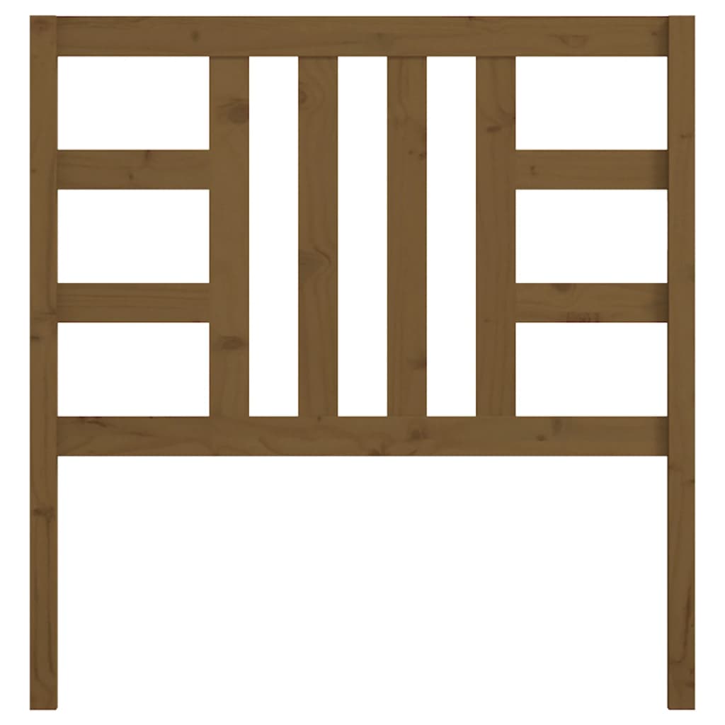 Tăblie de pat, maro miere, 106x4x100 cm, lemn masiv de pin GartenMobel Dekor