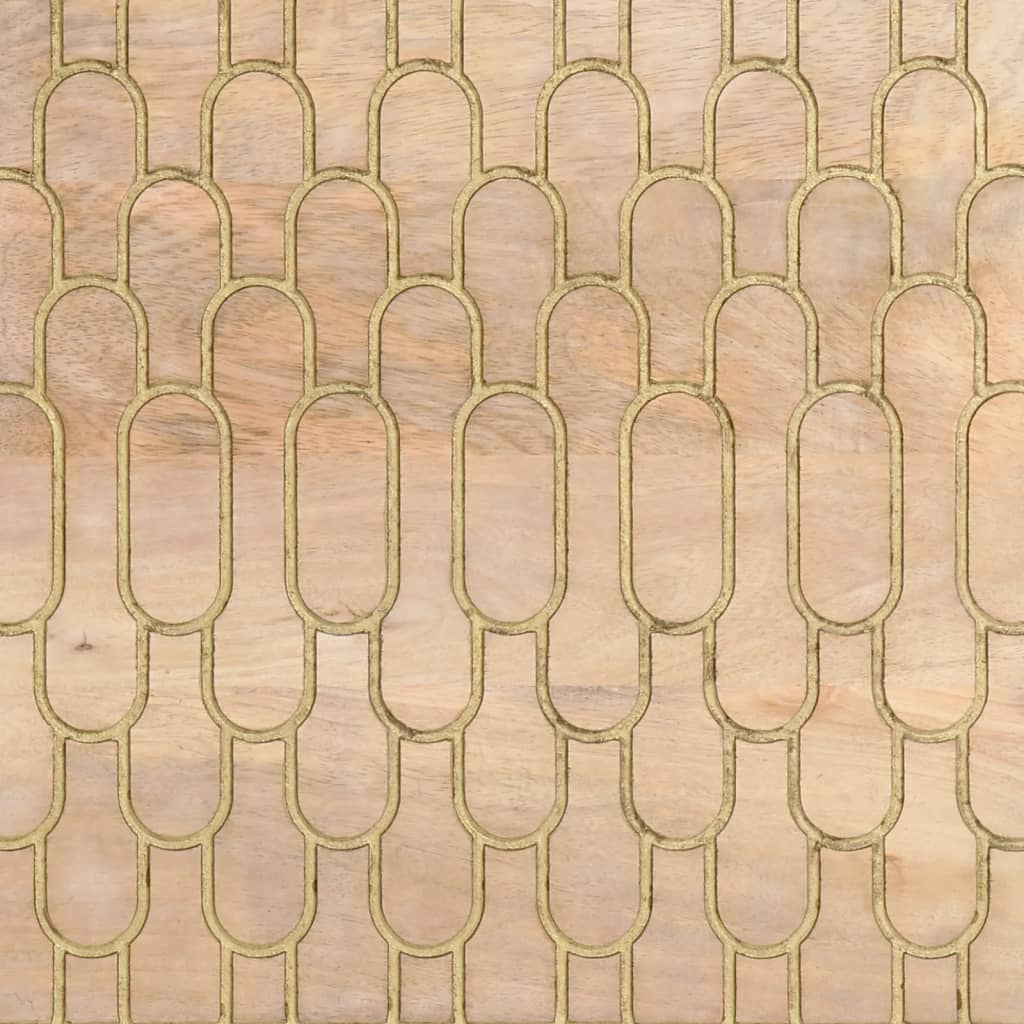 Comodă TV, 100x33x46 cm, lemn masiv de mango GartenMobel Dekor