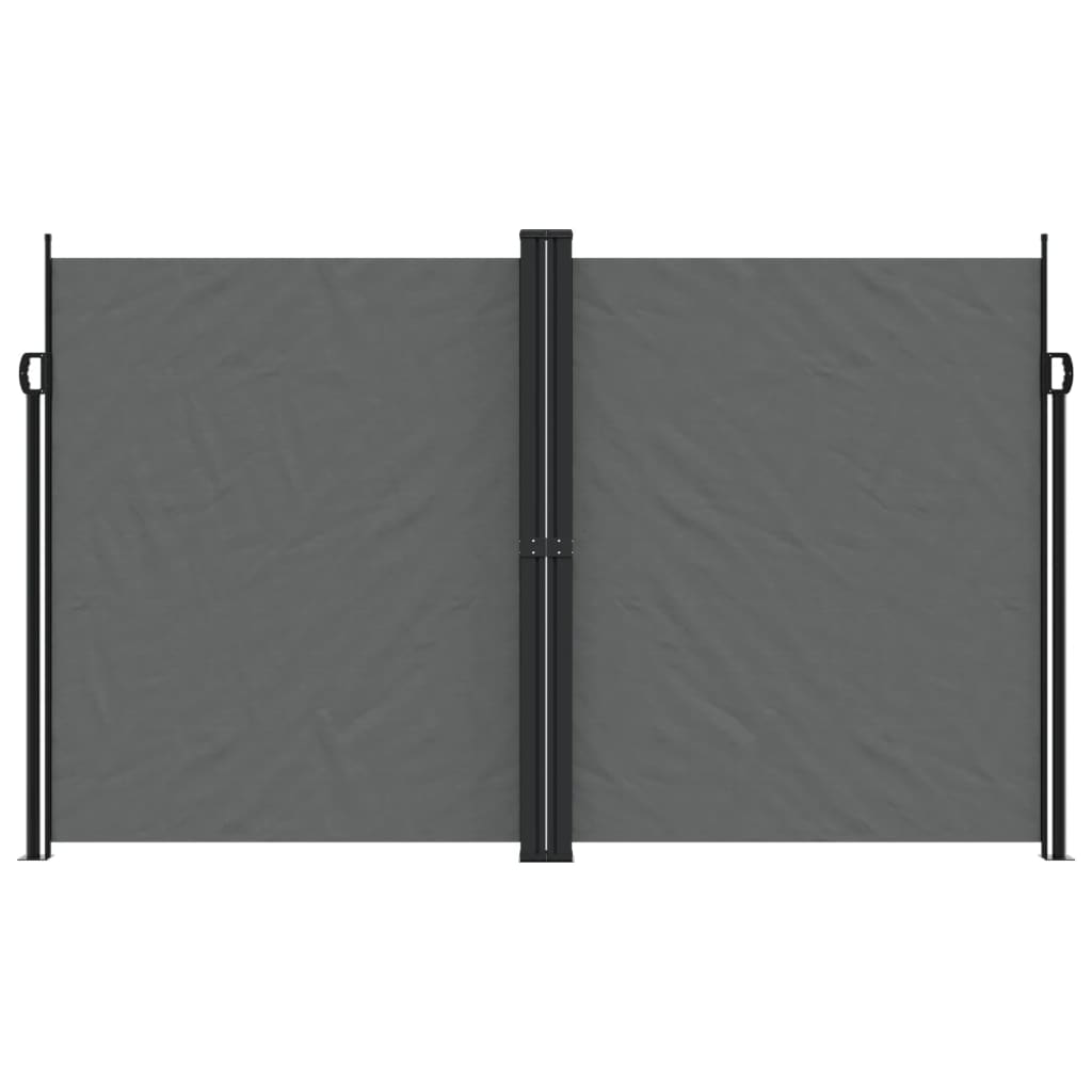 Copertină laterală retractabilă, antracit, 200x600 cm GartenMobel Dekor