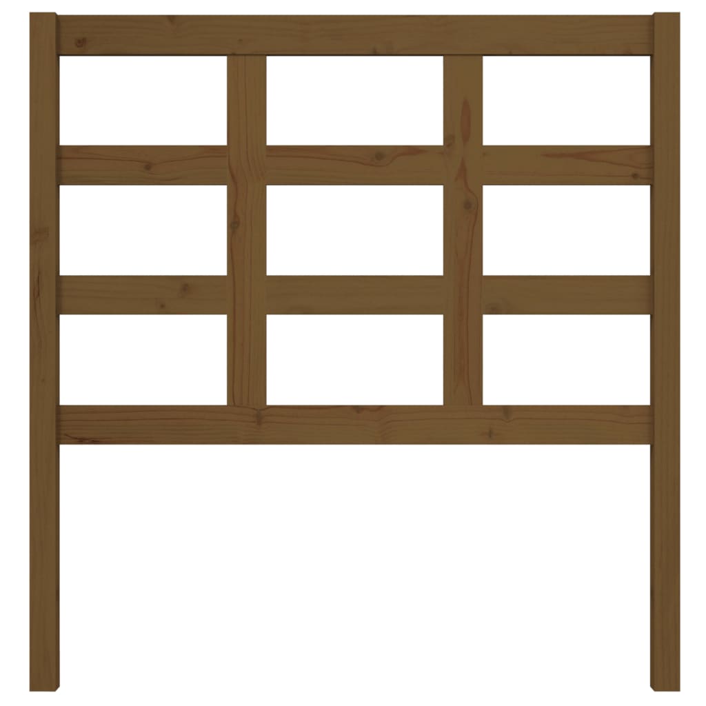 Tăblie de pat, maro miere, 95,5x4x100 cm, lemn masiv de pin GartenMobel Dekor