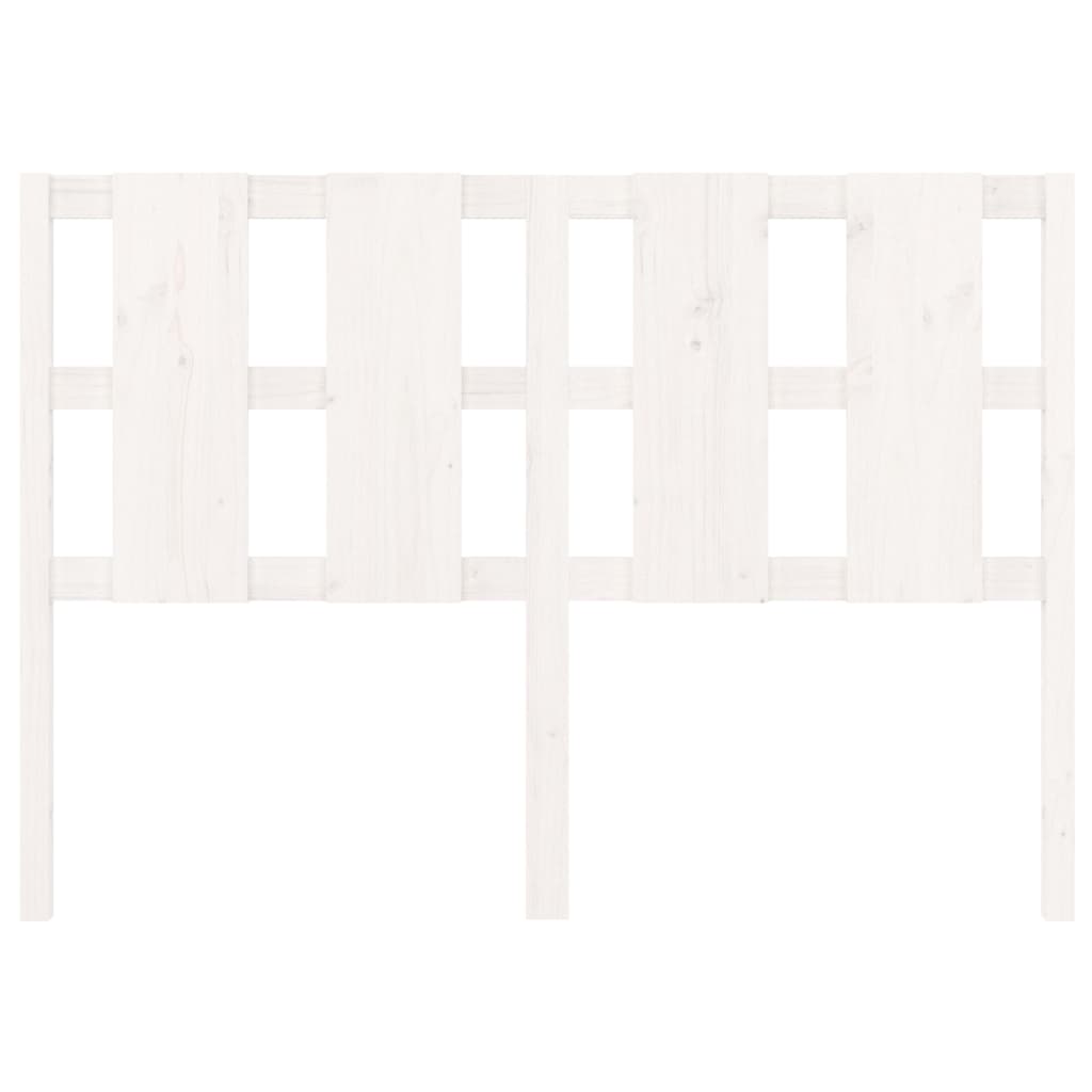 Tăblie de pat, alb, 145,5x4x100 cm, lemn masiv de pin GartenMobel Dekor