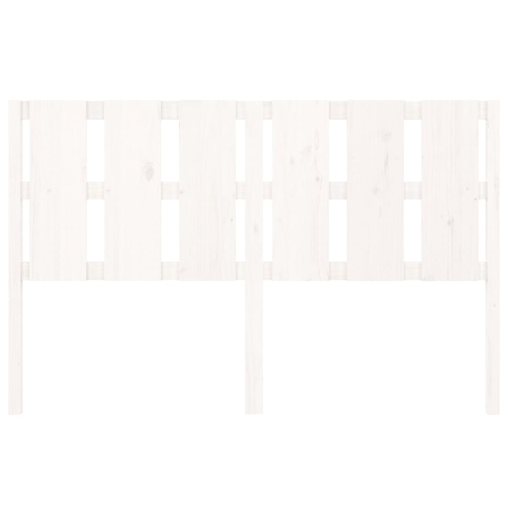 Tăblie de pat, alb, 155,5x4x100 cm, lemn masiv de pin GartenMobel Dekor