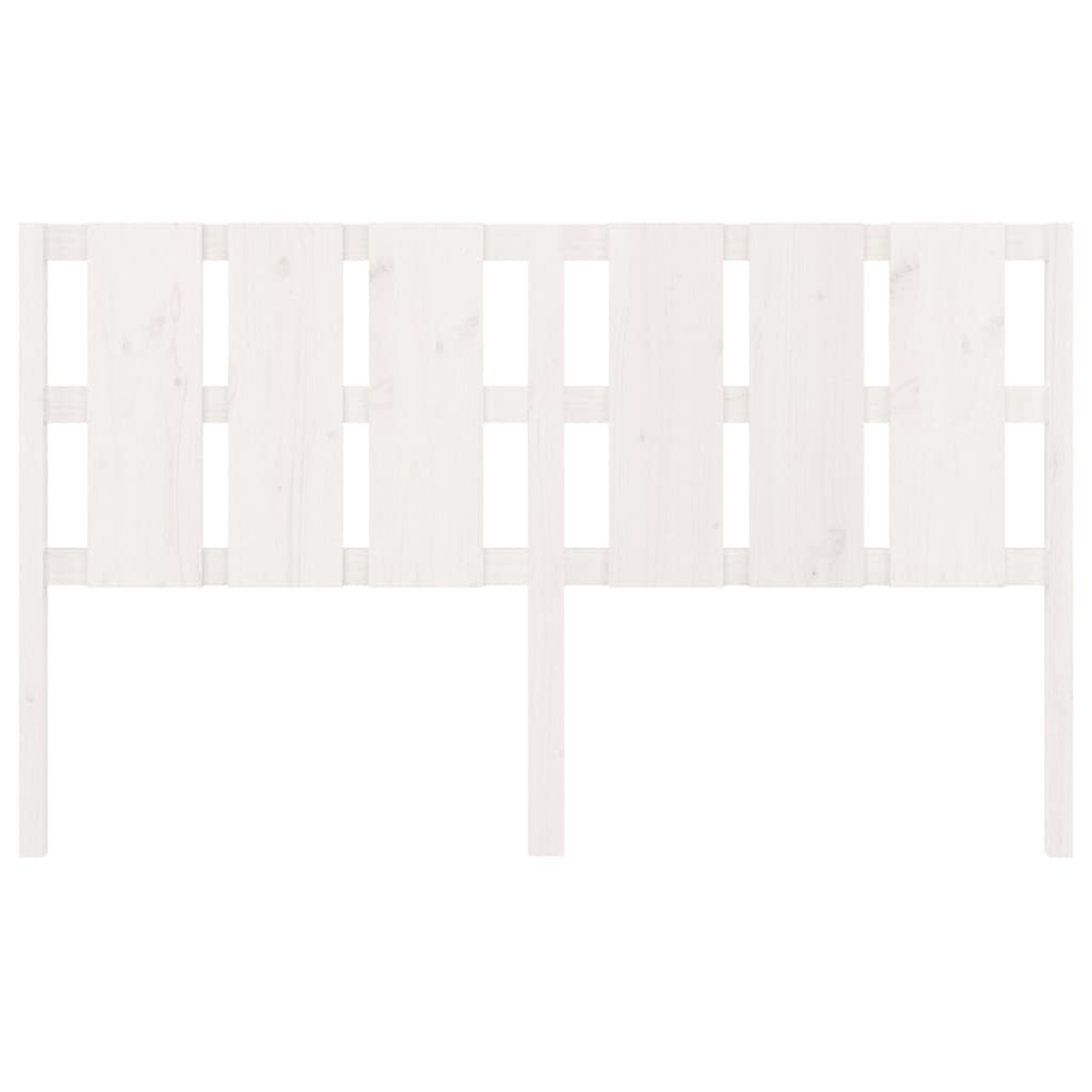 Tăblie de pat, alb, 165,5x4x100 cm, lemn masiv de pin GartenMobel Dekor