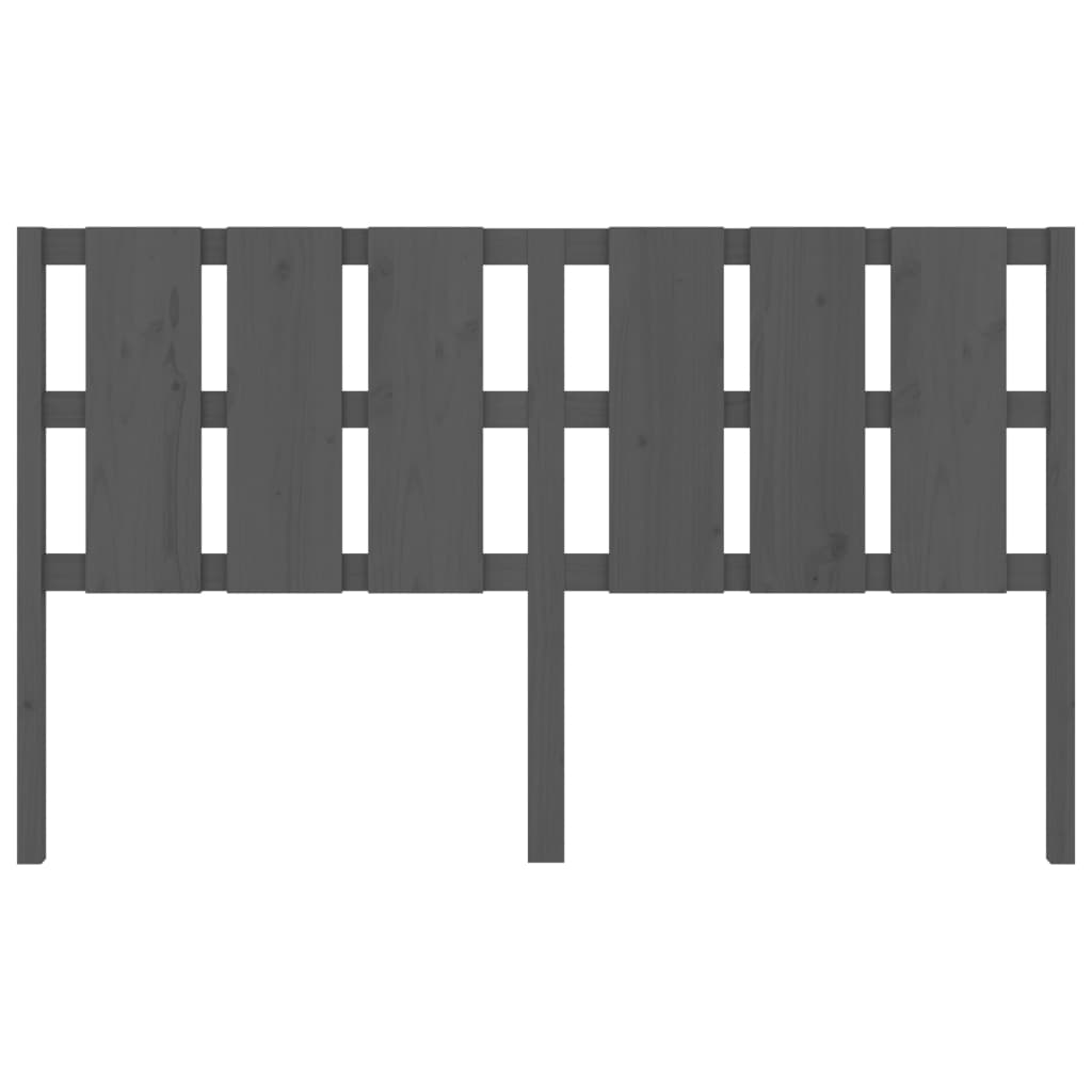 Tăblie de pat, gri, 165,5x4x100 cm, lemn masiv de pin GartenMobel Dekor