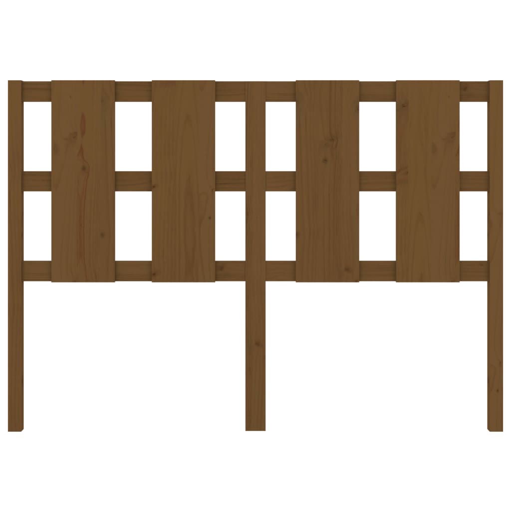 Tăblie de pat, maro miere, 140,5x4x100 cm, lemn masiv de pin GartenMobel Dekor