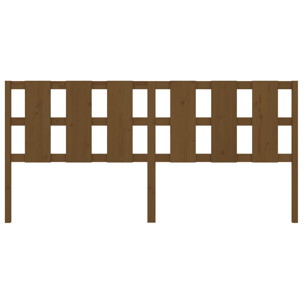 Tăblie de pat, maro miere, 205,5x4x100 cm, lemn masiv de pin GartenMobel Dekor