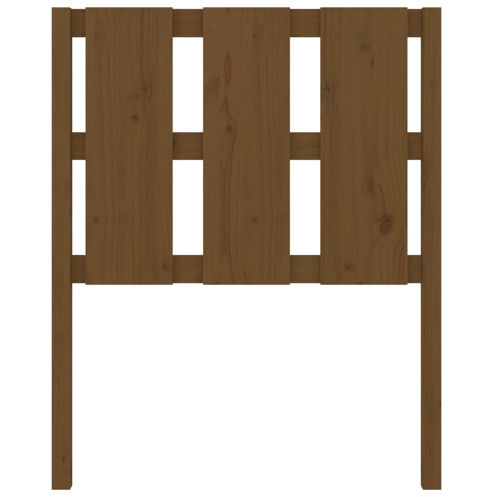 Tăblie de pat, maro miere, 80,5x4x100 cm, lemn masiv de pin GartenMobel Dekor