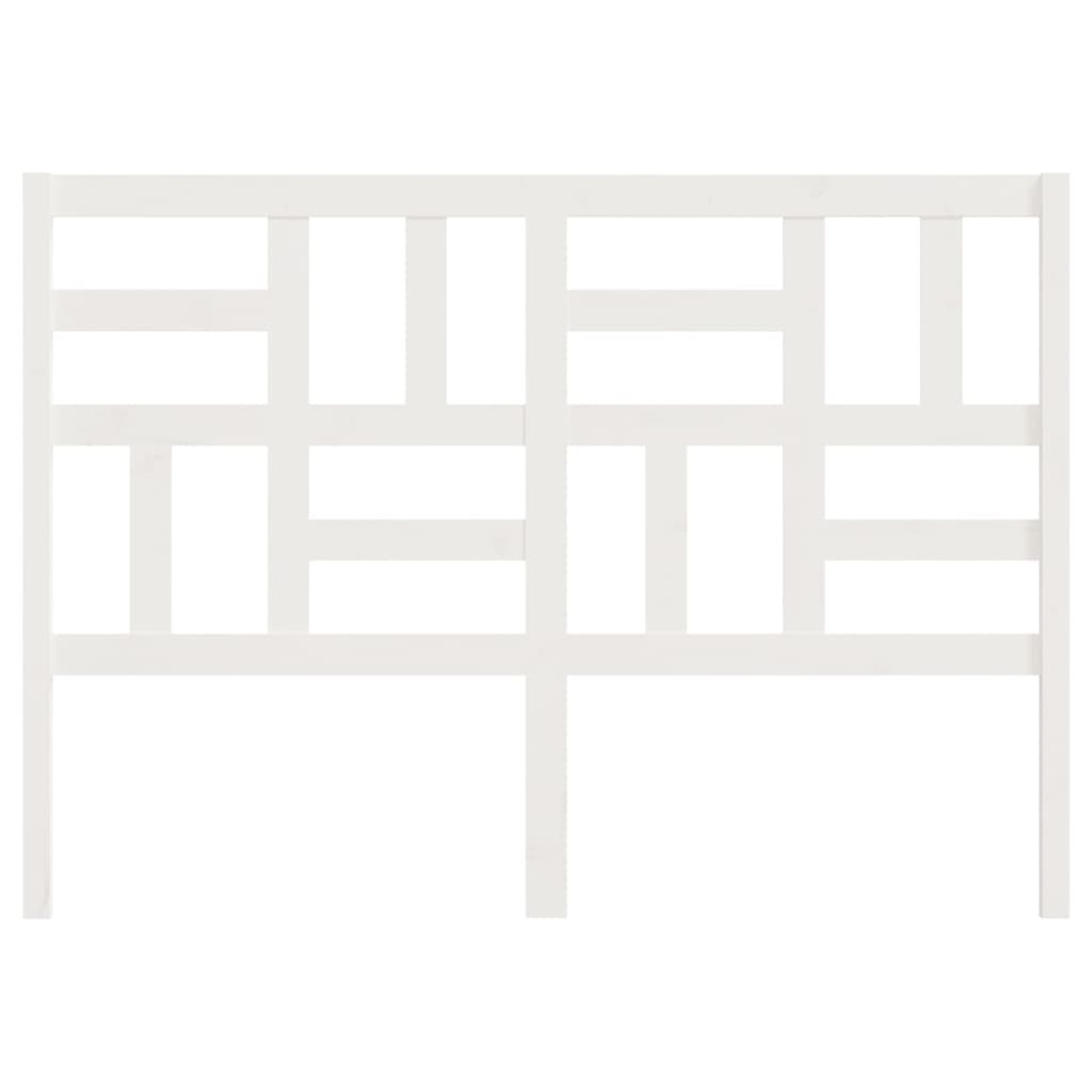 Tăblie de pat, alb, 141x4x104 cm, lemn masiv de pin GartenMobel Dekor