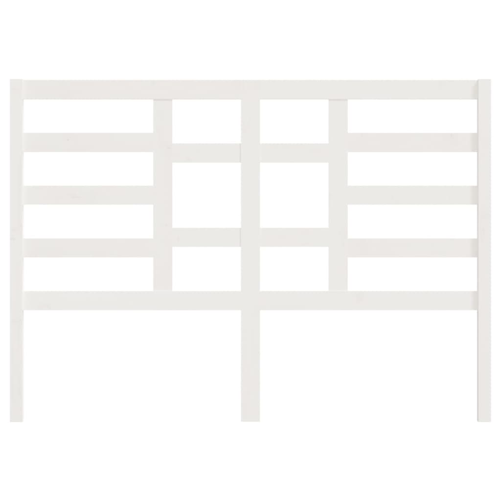 Tăblie de pat, alb, 166x4x104 cm, lemn masiv de pin GartenMobel Dekor