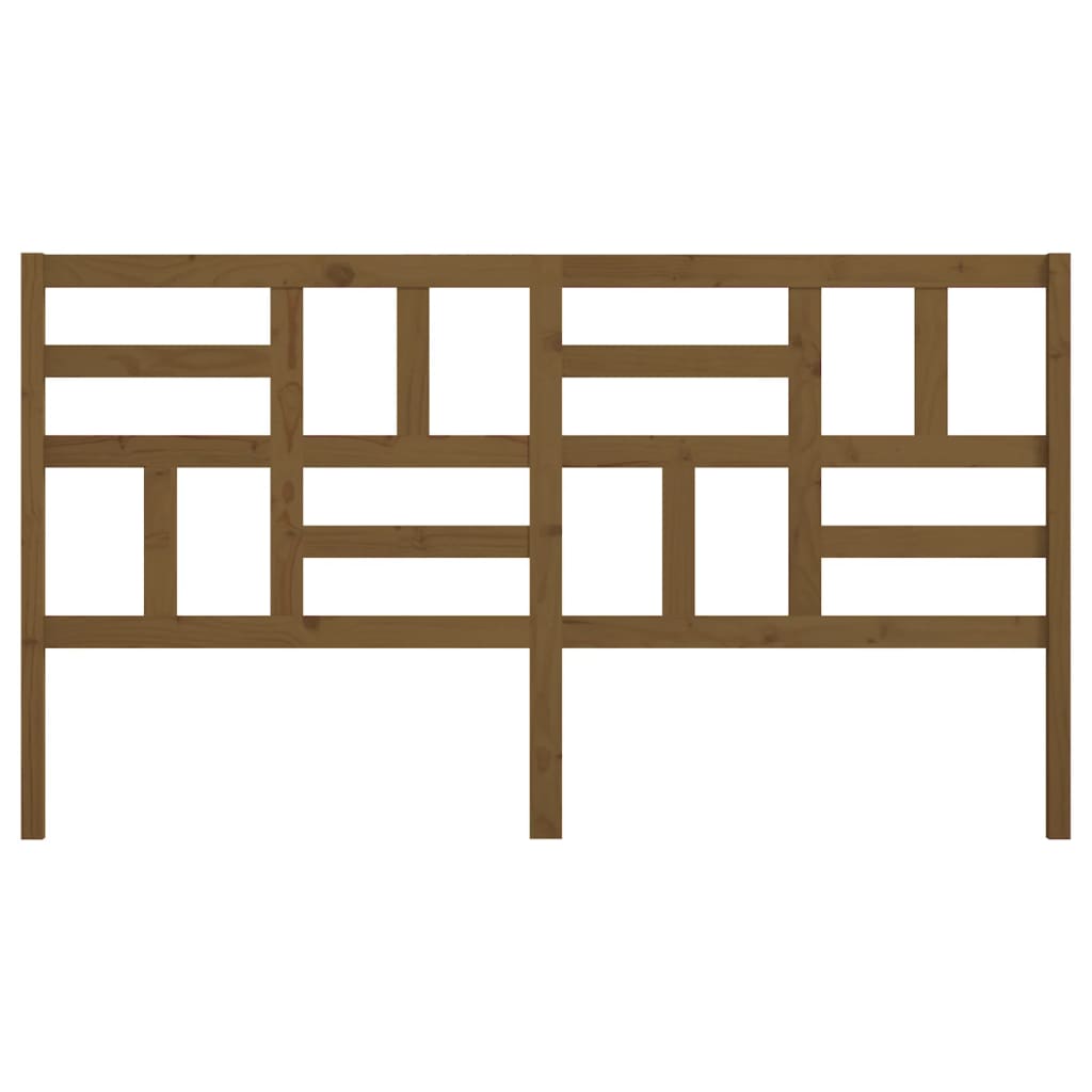 Tăblie de pat, maro miere, 206x4x104 cm, lemn masiv de pin GartenMobel Dekor