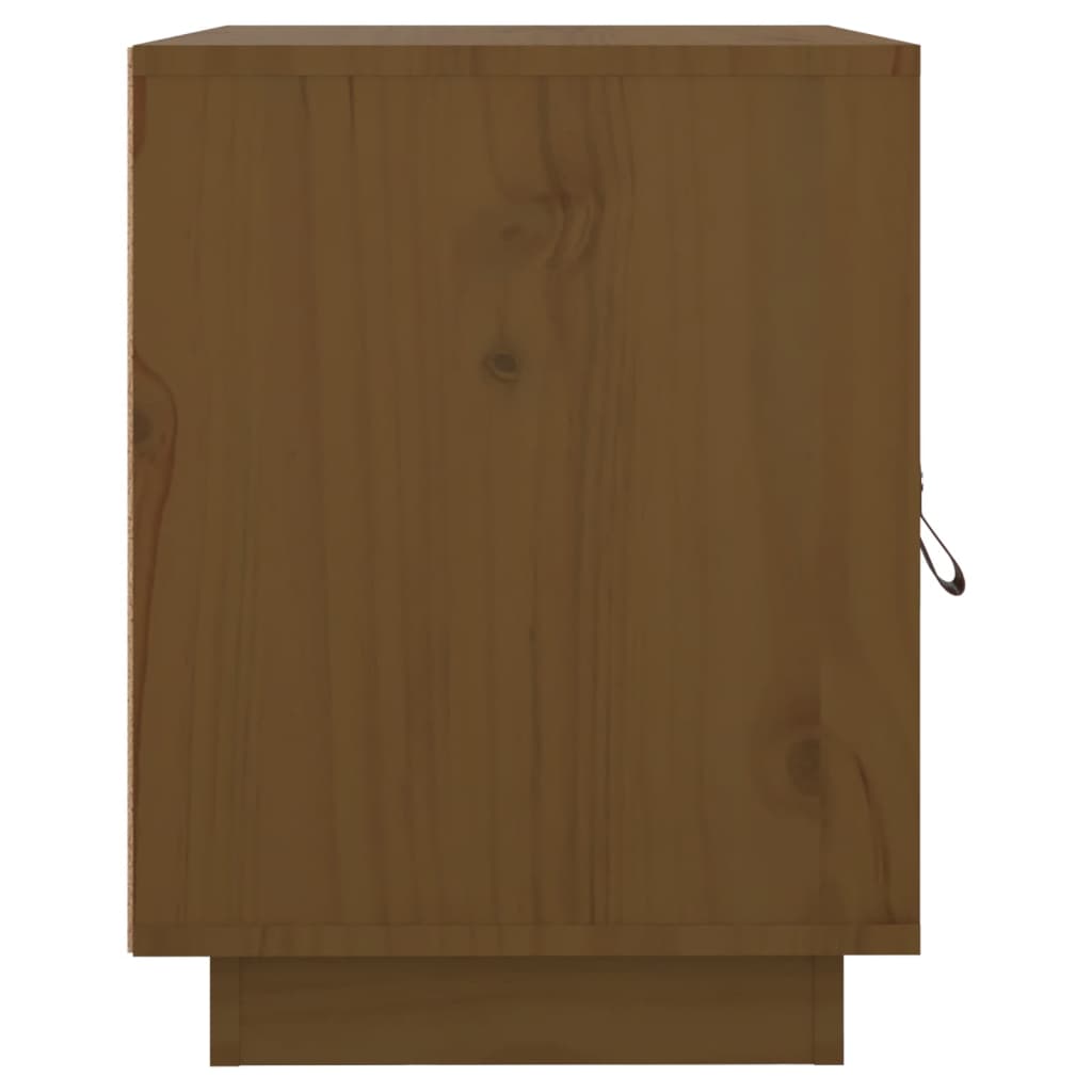 Noptiere, 2 buc., maro miere, 40x34x45 cm, lemn masiv de pin GartenMobel Dekor