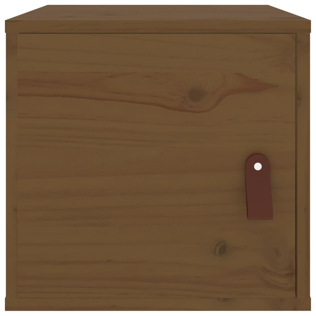 Dulap de perete, maro miere, 31,5x30x30 cm, lemn masiv de pin GartenMobel Dekor