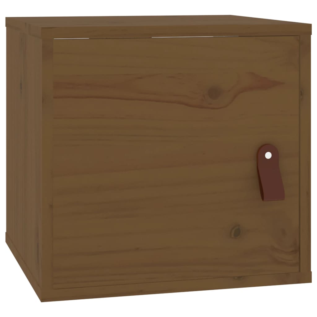 Dulap de perete, maro miere, 31,5x30x30 cm, lemn masiv de pin GartenMobel Dekor