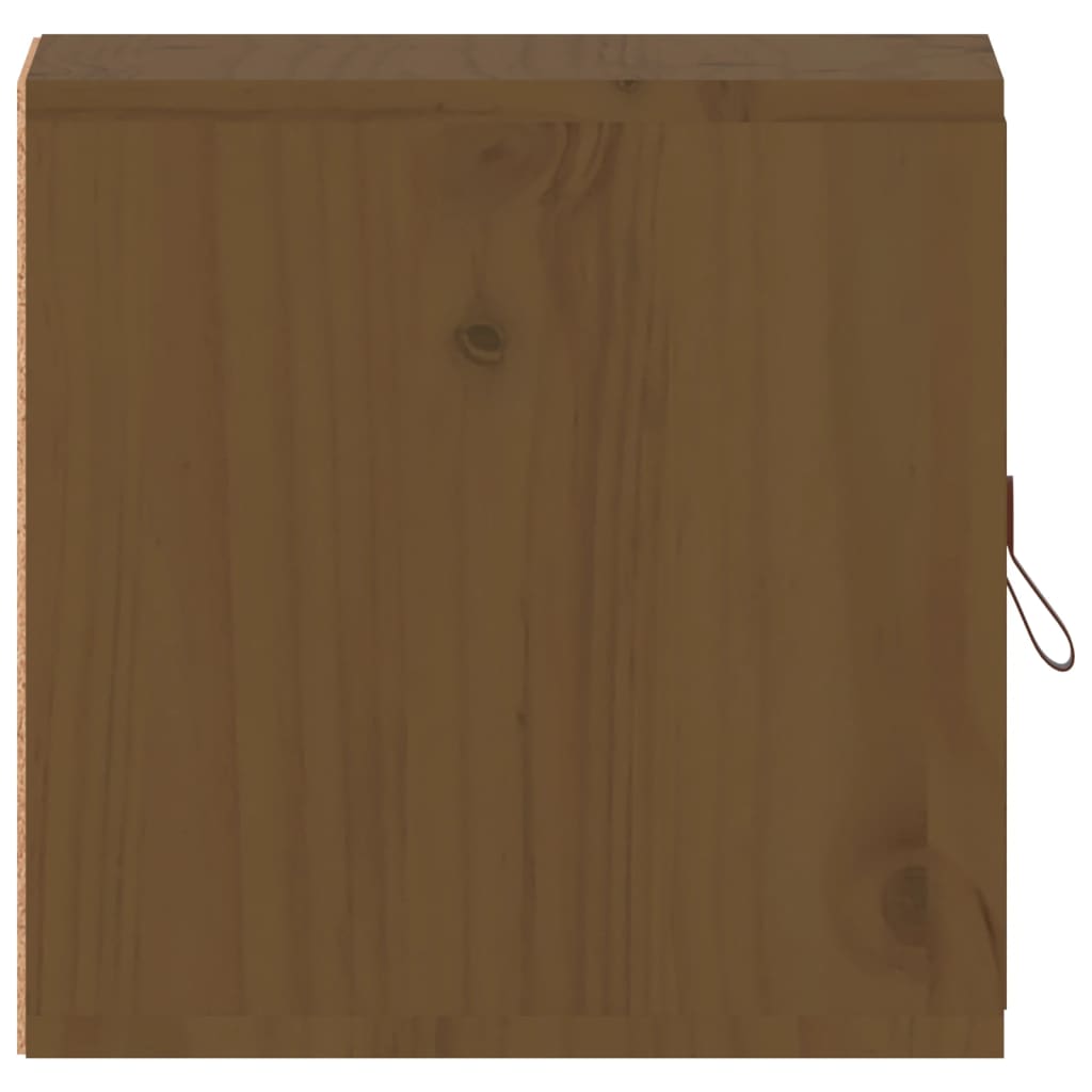 Dulap de perete, maro miere, 31,5x30x30 cm, lemn masiv de pin GartenMobel Dekor
