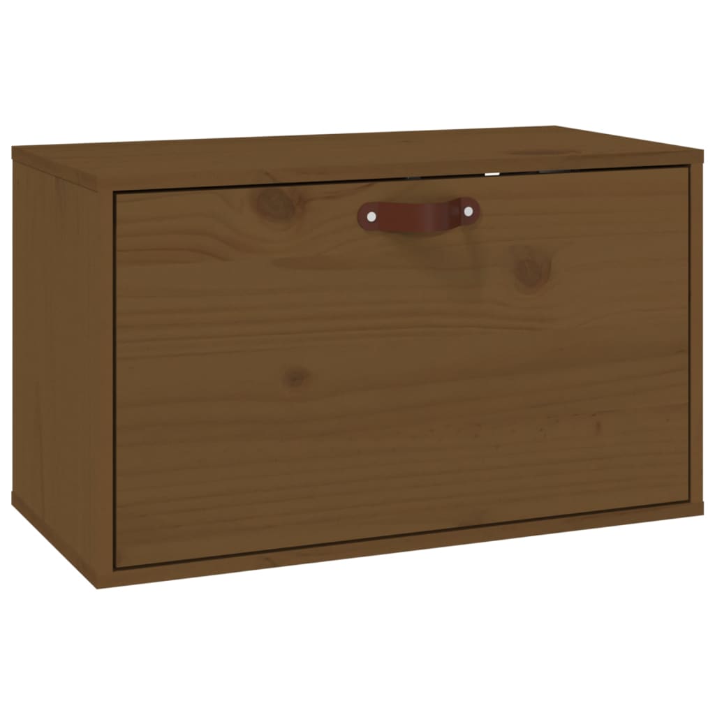 Dulap de perete, maro miere, 60x30x35 cm, lemn masiv de pin GartenMobel Dekor