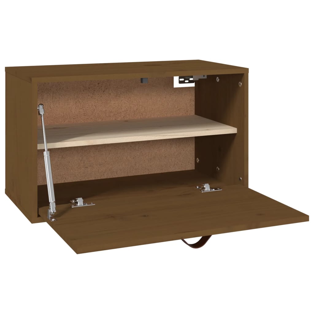 Dulap de perete, maro miere, 60x30x35 cm, lemn masiv de pin GartenMobel Dekor