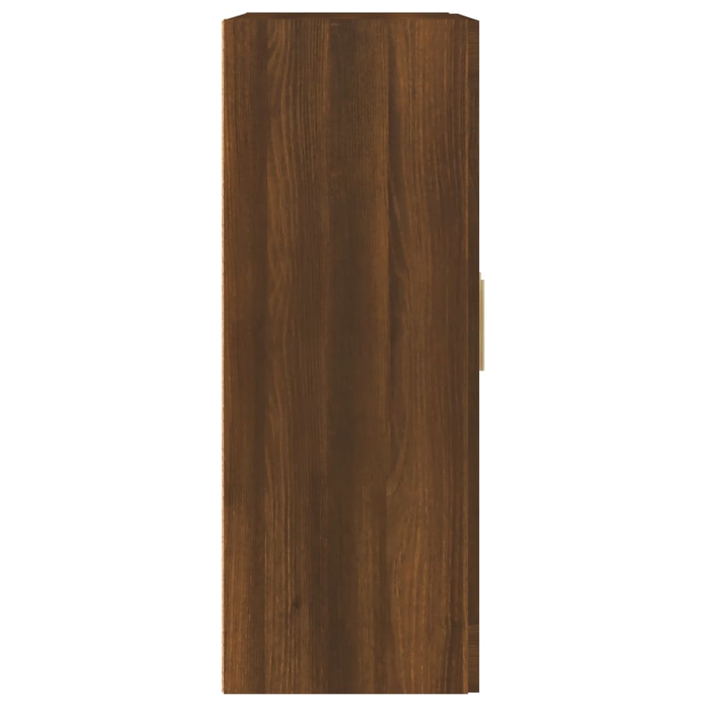 Dulap de perete, stejar maro, 69,5x32,5x90 cm, lemn prelucrat GartenMobel Dekor