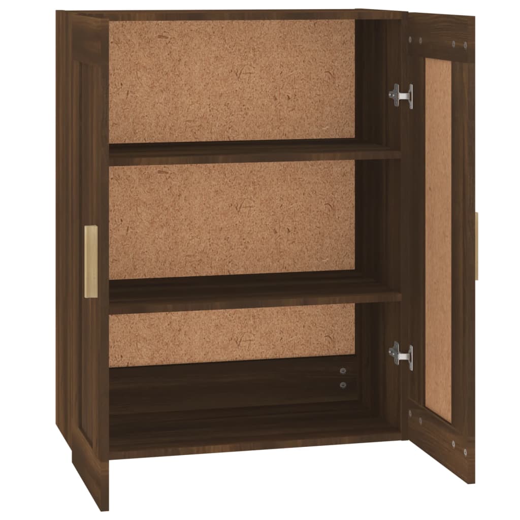 Dulap de perete, stejar maro, 69,5x32,5x90 cm, lemn prelucrat GartenMobel Dekor