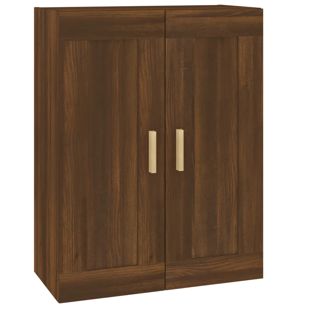 Dulap de perete, stejar maro, 69,5x32,5x90 cm, lemn prelucrat GartenMobel Dekor
