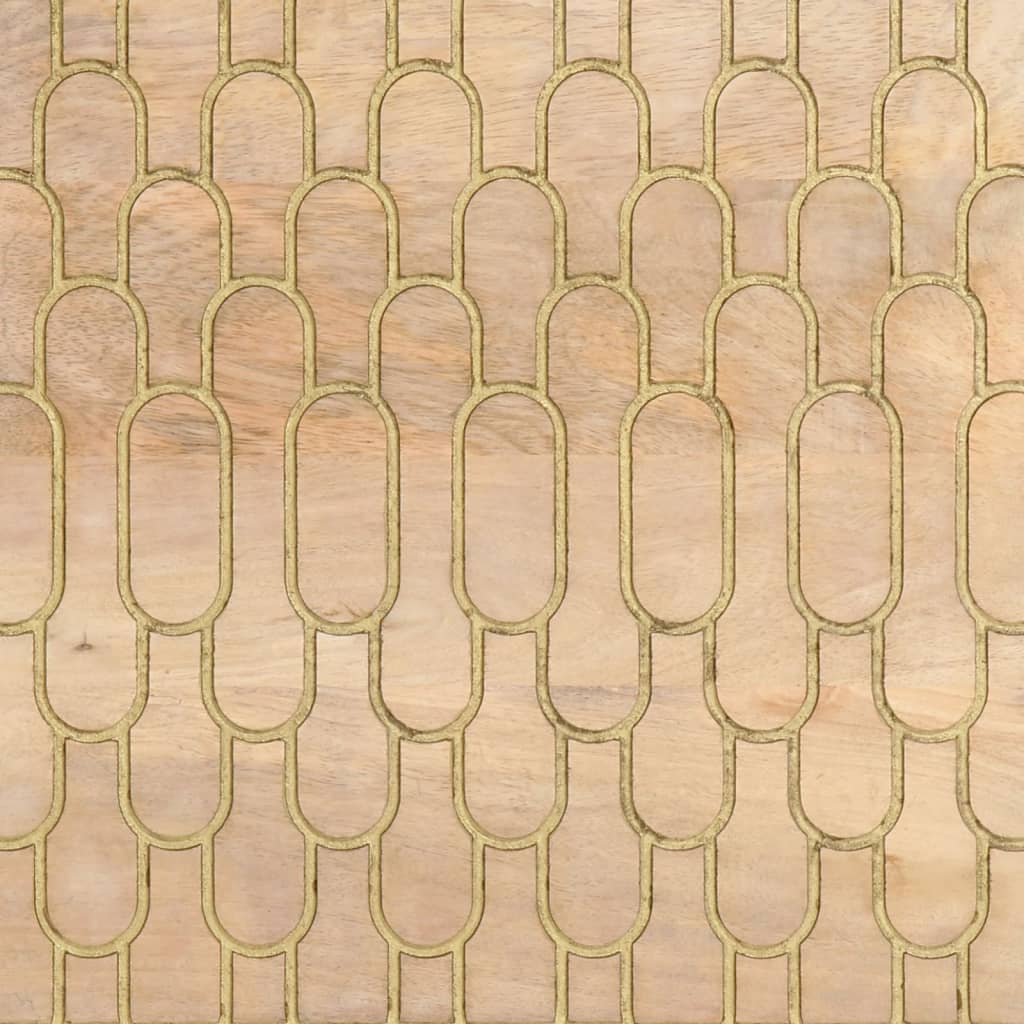 Noptiere, 2 buc., 40x33x46 cm, lemn masiv de acacia GartenMobel Dekor