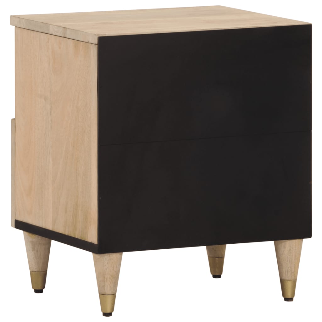 Noptiere, 2 buc., 40x33x46 cm, lemn masiv de acacia GartenMobel Dekor