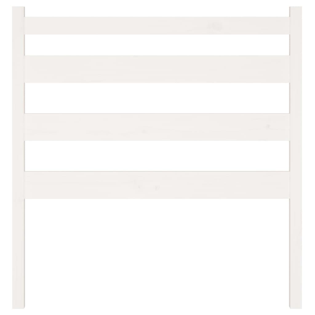 Tăblie de pat, alb, 106x4x100 cm, lemn masiv de pin GartenMobel Dekor