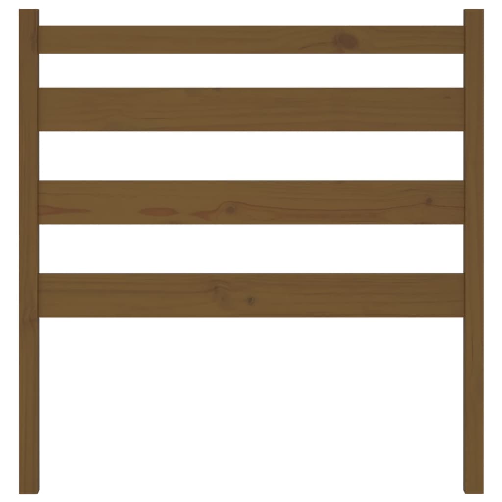 Tăblie de pat, maro miere, 81x4x100 cm, lemn masiv de pin GartenMobel Dekor