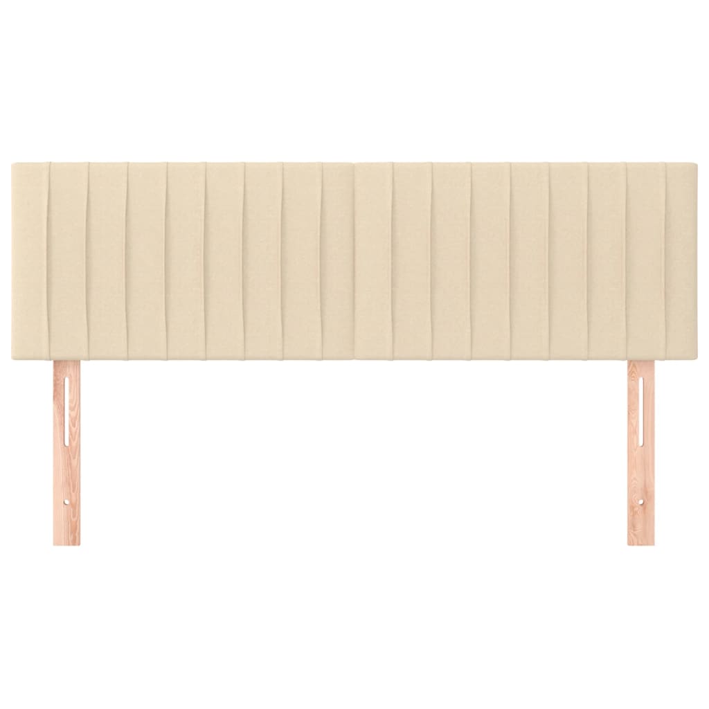 Tăblii de pat, 2 buc., crem, 72x5x78/88 cm, textil GartenMobel Dekor