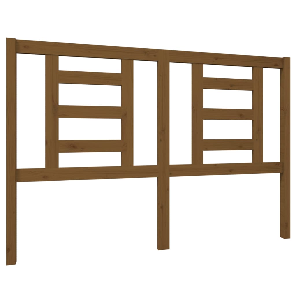 Tăblie de pat, maro miere, 146x4x100 cm, lemn masiv de pin GartenMobel Dekor