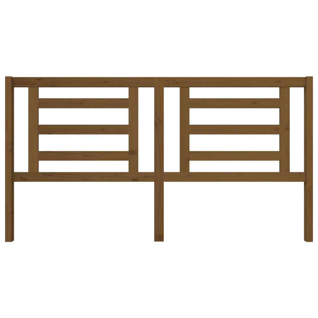 Tăblie de pat, maro miere, 186x4x100 cm, lemn masiv de pin GartenMobel Dekor