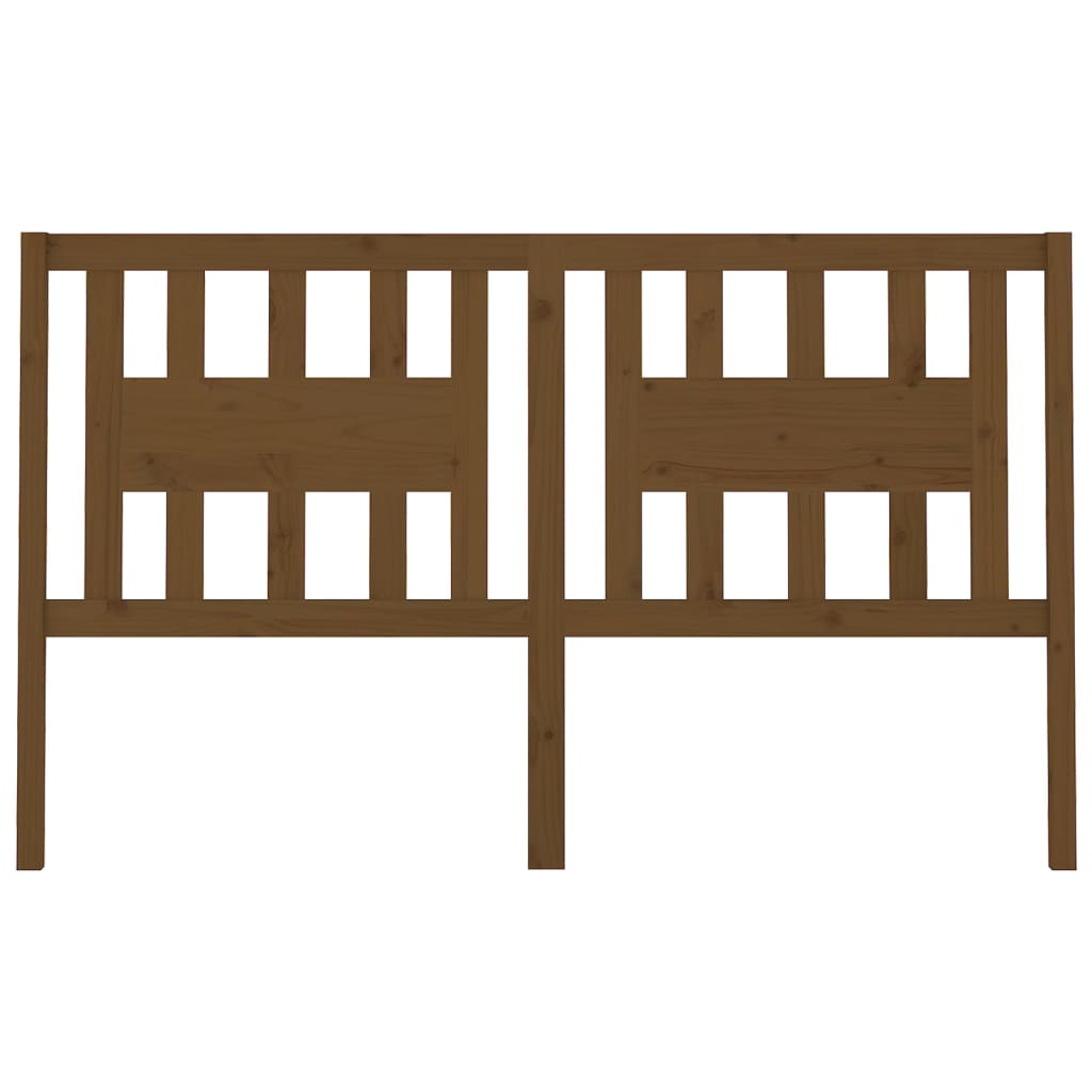 Tăblie de pat, maro miere, 206x4x100 cm, lemn masiv de pin GartenMobel Dekor