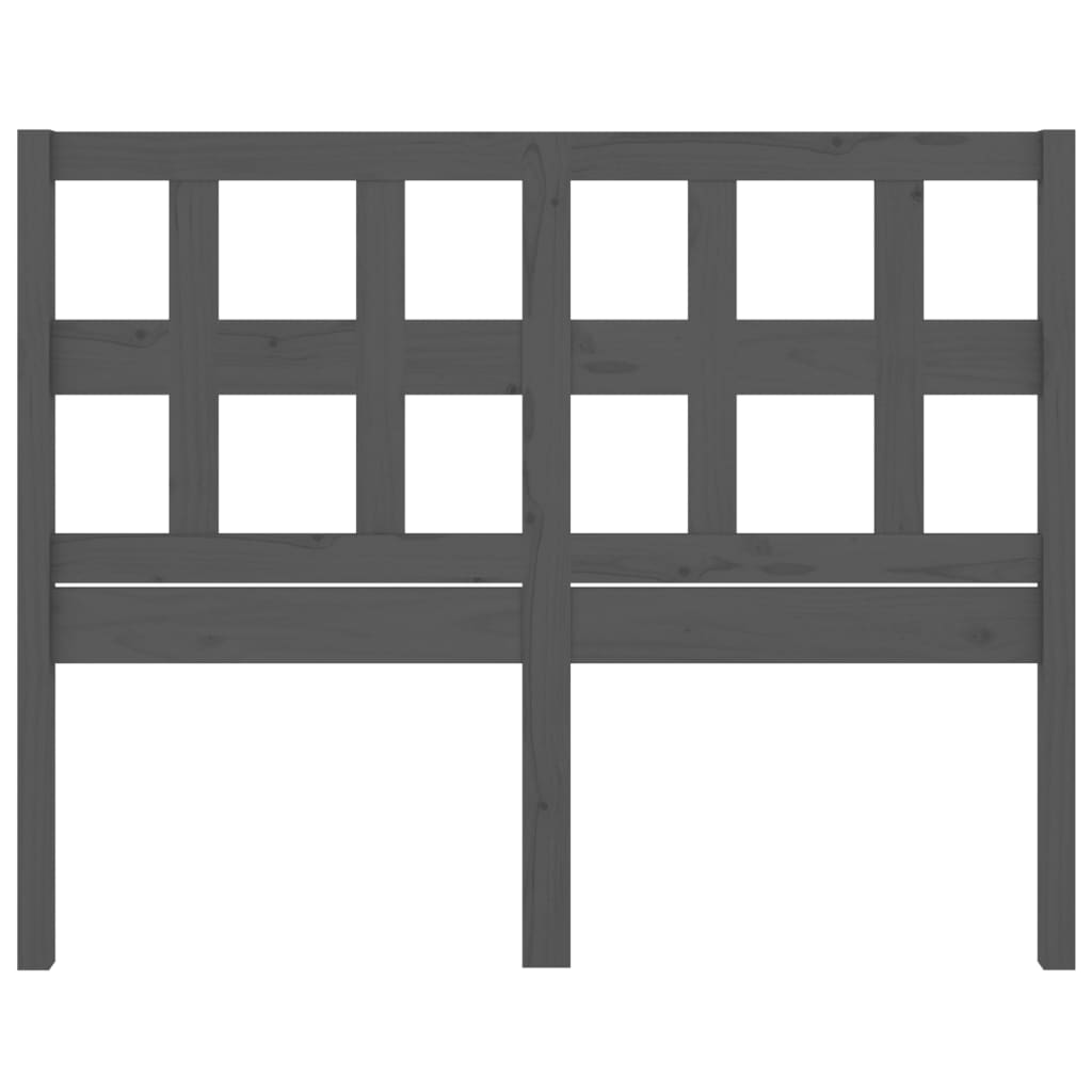 Tăblie de pat, gri, 165,5x4x100 cm, lemn masiv de pin GartenMobel Dekor