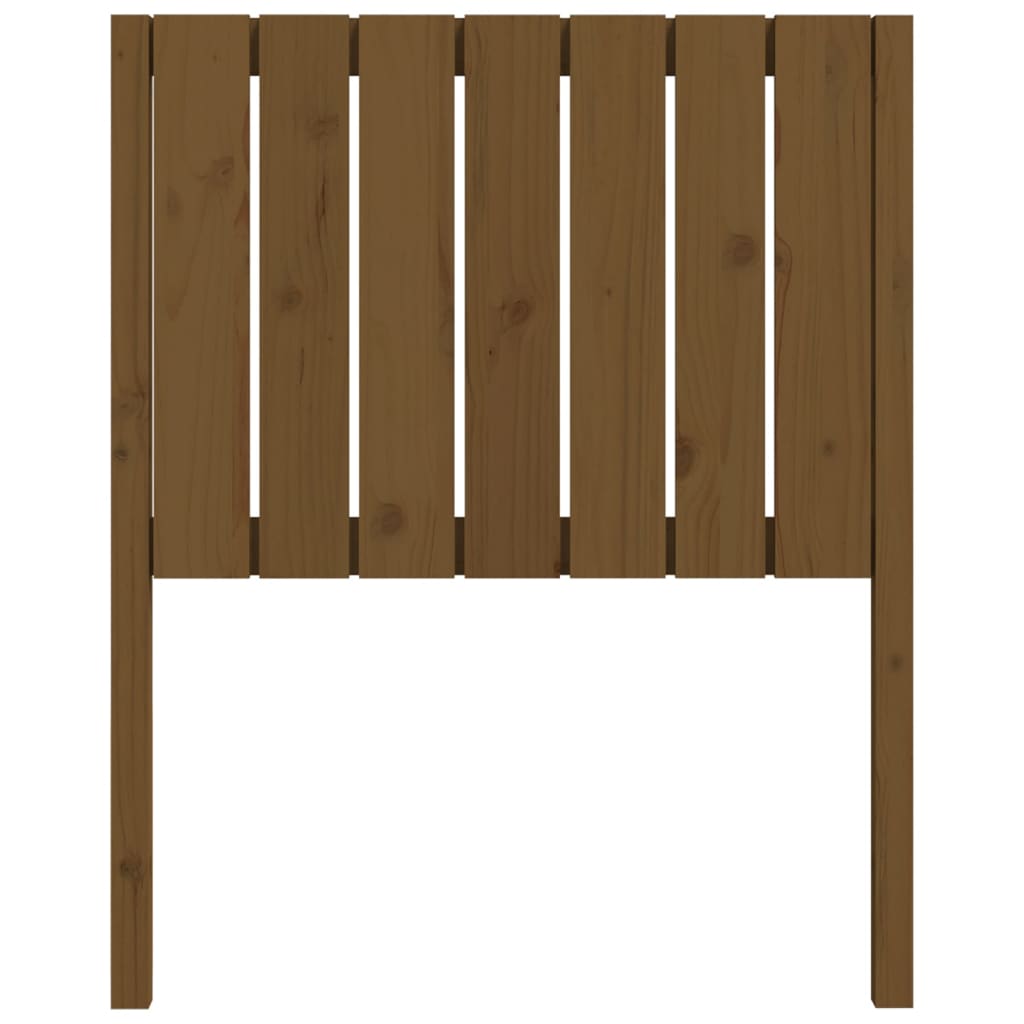 Tăblie de pat, maro miere, 80,5x4x100 cm, lemn masiv de pin GartenMobel Dekor