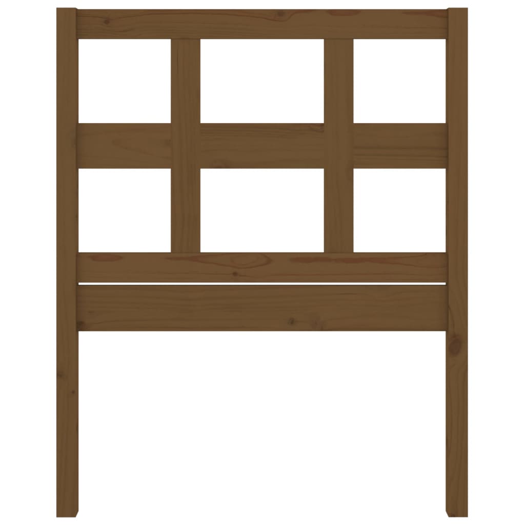 Tăblie de pat, maro miere, 80,5x4x100 cm, lemn masiv de pin GartenMobel Dekor