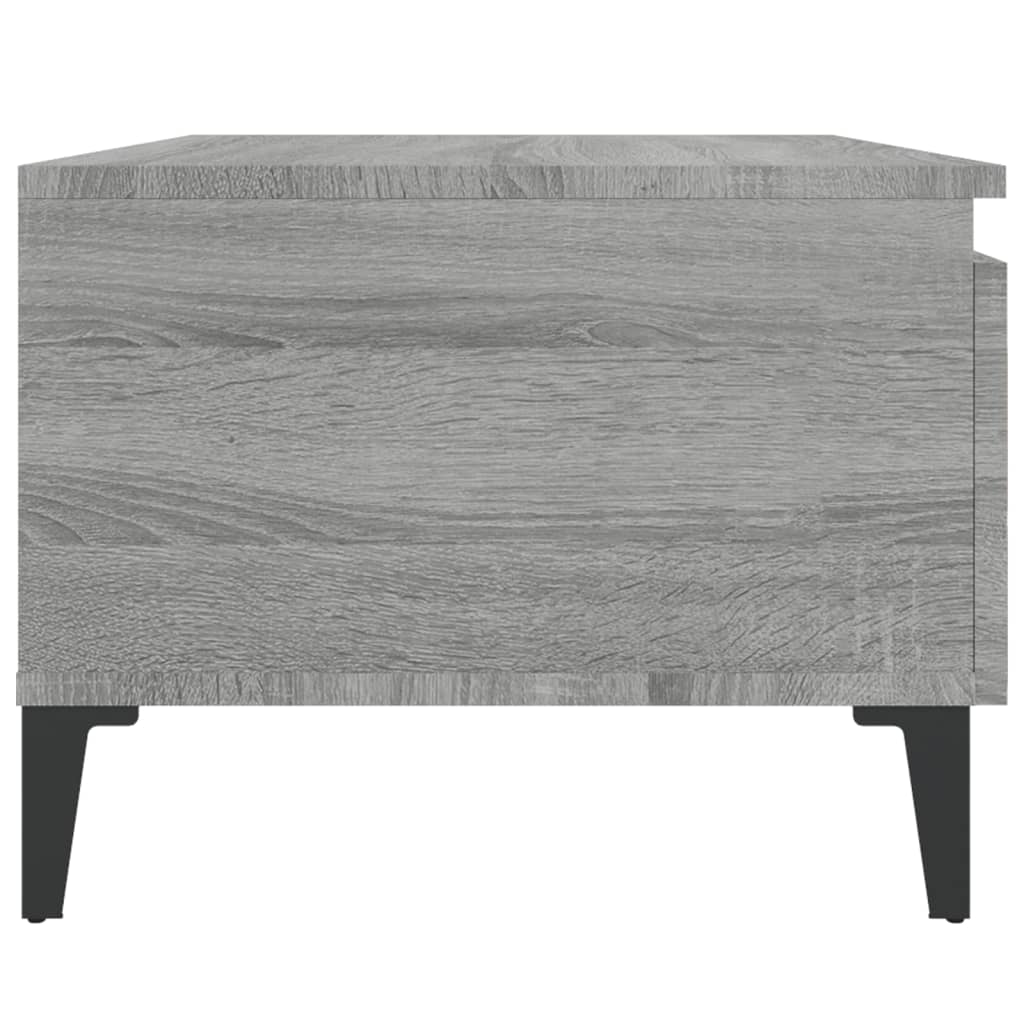 Mese laterale 2 buc. gri sonoma 50x46x35 cm lemn compozit GartenMobel Dekor