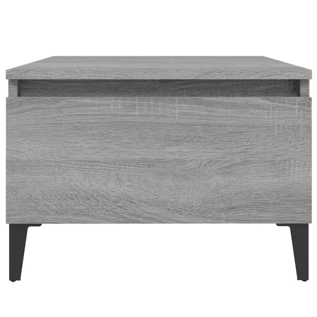 Mese laterale 2 buc. gri sonoma 50x46x35 cm lemn compozit GartenMobel Dekor