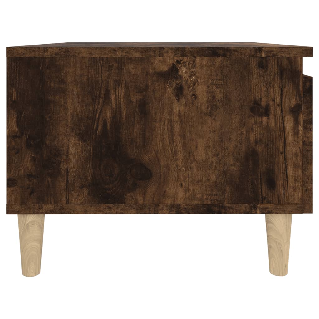Mese laterale 2 buc. stejar fumuriu 50x46x35 cm lemn compozit GartenMobel Dekor