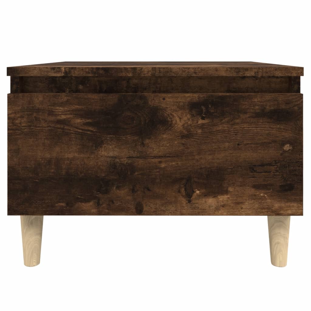 Mese laterale 2 buc. stejar fumuriu 50x46x35 cm lemn compozit GartenMobel Dekor